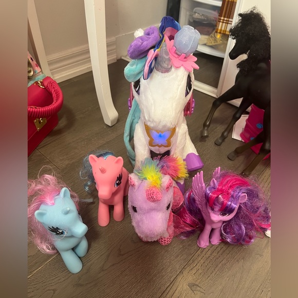 Barbies, unicorn, horse, and some more toy for sale - Picture 1 of 3